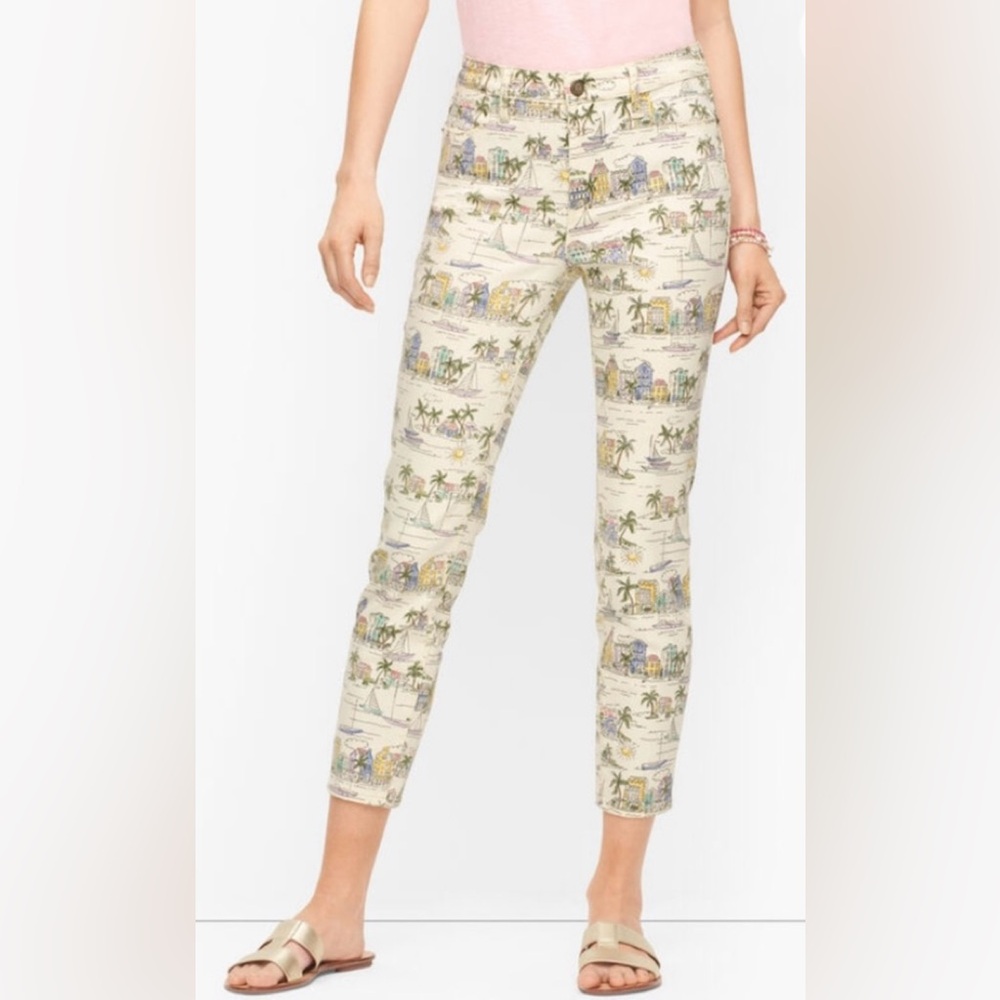 Talbots Cropped Curaçao Jeggings Womens Size 6 Petite